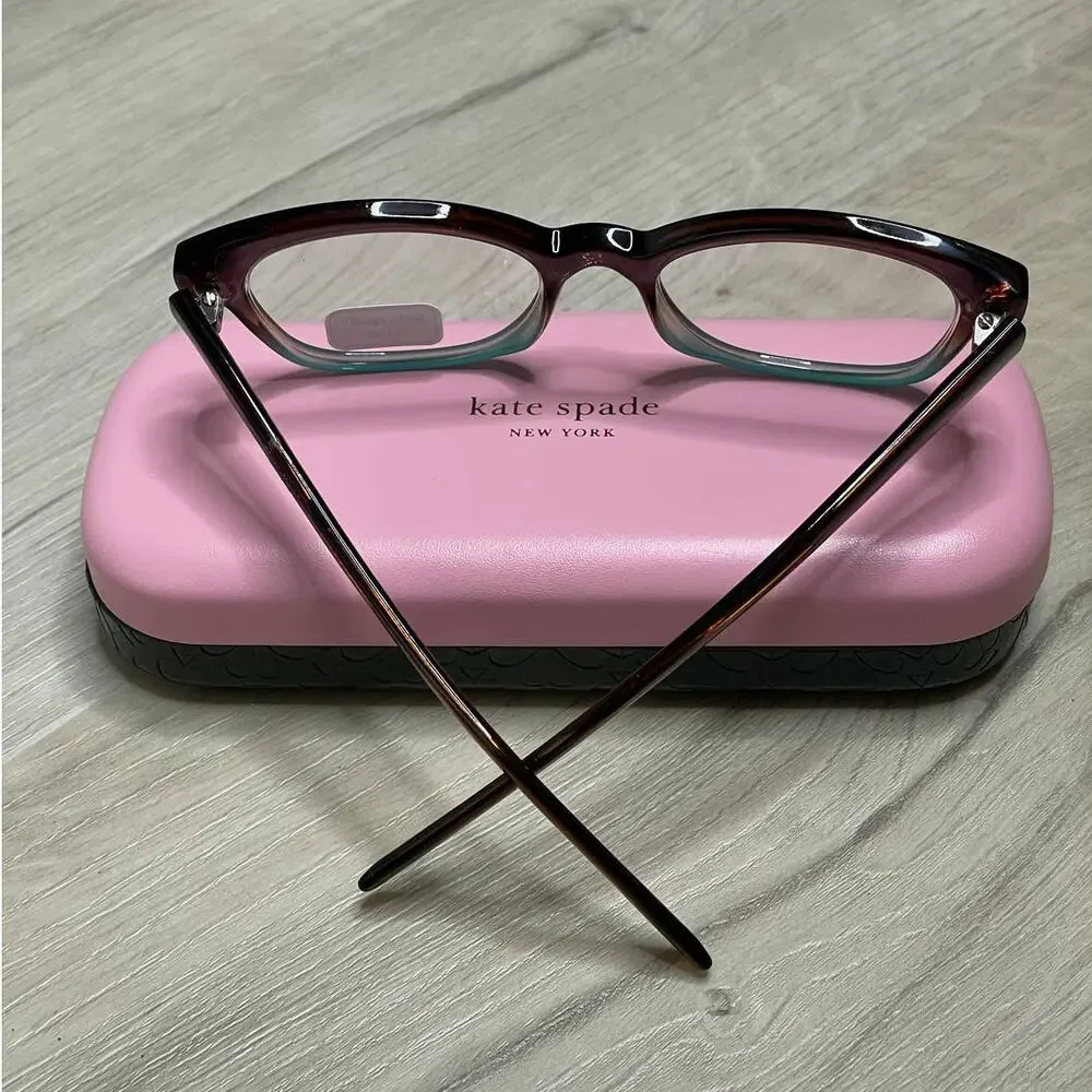 kate spade new york Amilia 50MM Reading Reading Glasses Brown Blue Fade +1.0